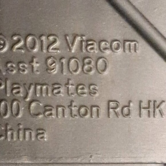 2012 Playmate Viacom Be-Bop Hardhead 6" Action Figure Weapon Stand - Picture 9 of 9